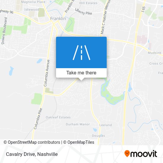 Cavalry Drive map