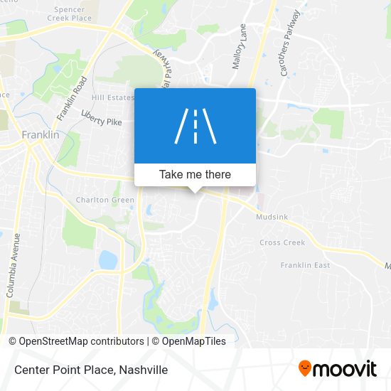 Center Point Place map