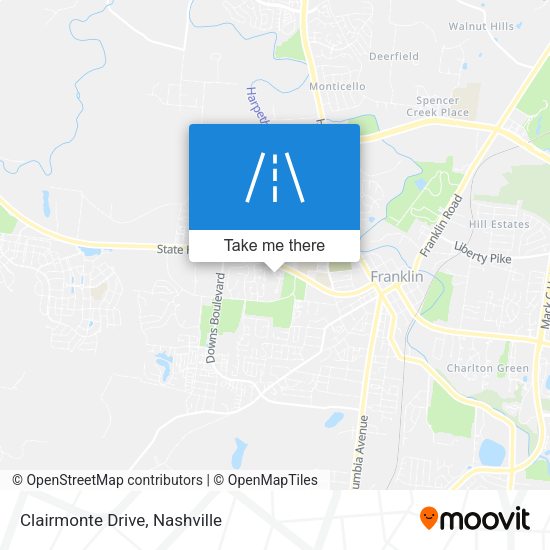 Mapa de Clairmonte Drive