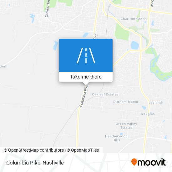 Columbia Pike map