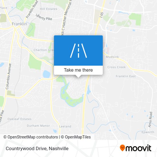 Countrywood Drive map