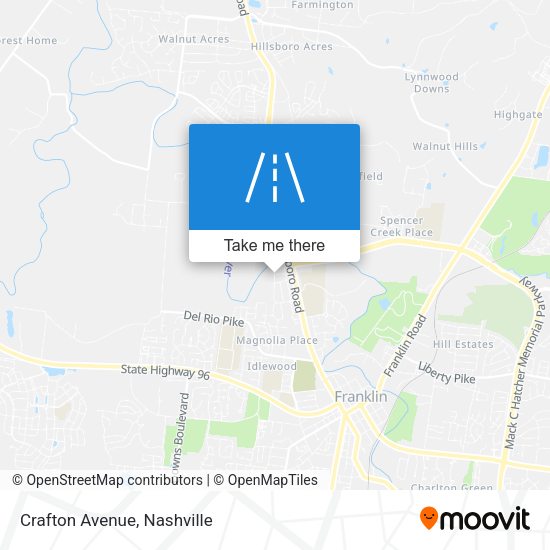 Mapa de Crafton Avenue