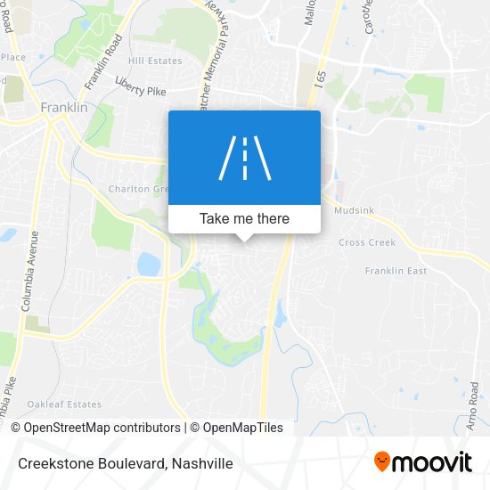 Mapa de Creekstone Boulevard