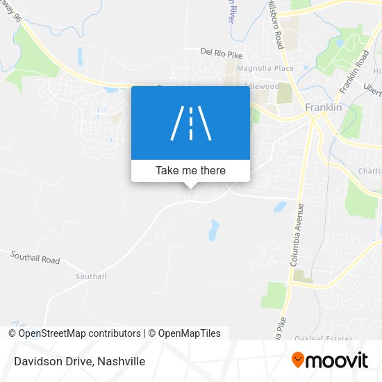 Davidson Drive map