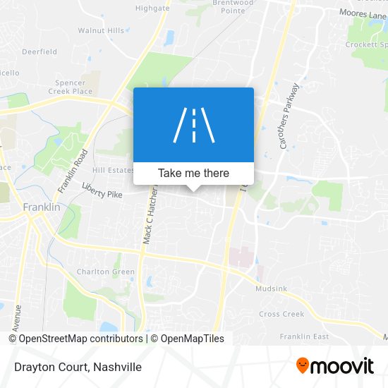 Mapa de Drayton Court