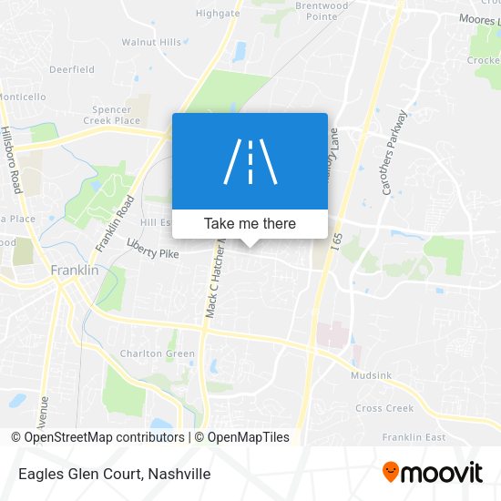 Eagles Glen Court map