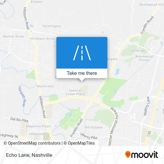Mapa de Echo Lane
