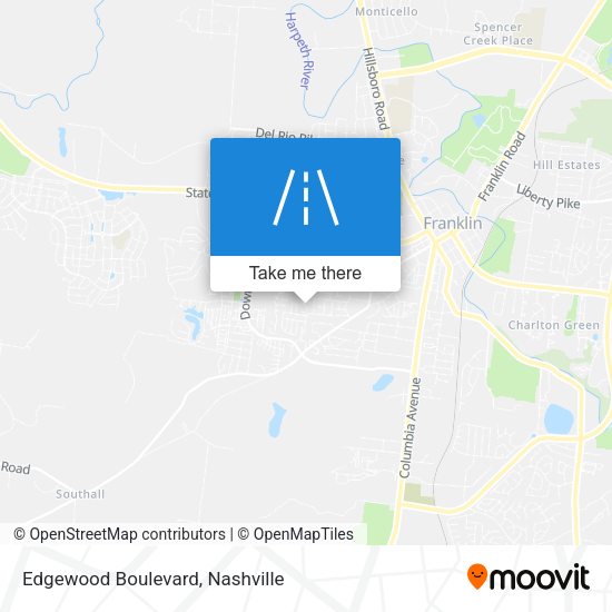 Mapa de Edgewood Boulevard