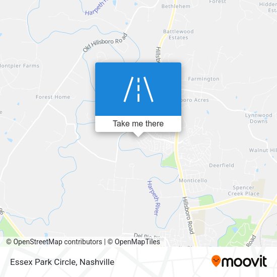 Mapa de Essex Park Circle