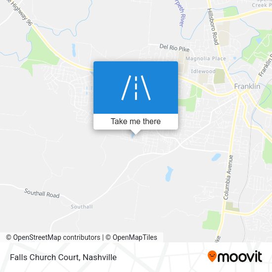 Mapa de Falls Church Court