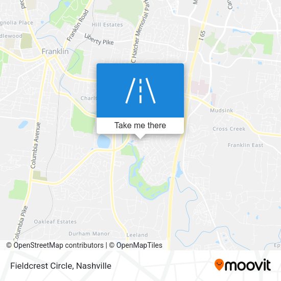 Fieldcrest Circle map