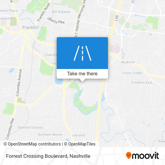 Forrest Crossing Boulevard map