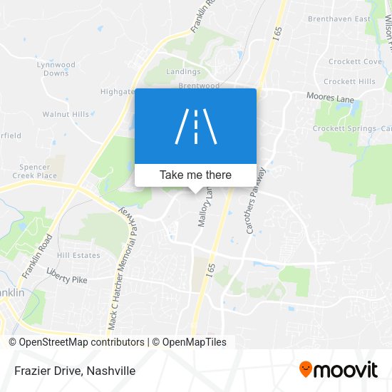 Mapa de Frazier Drive