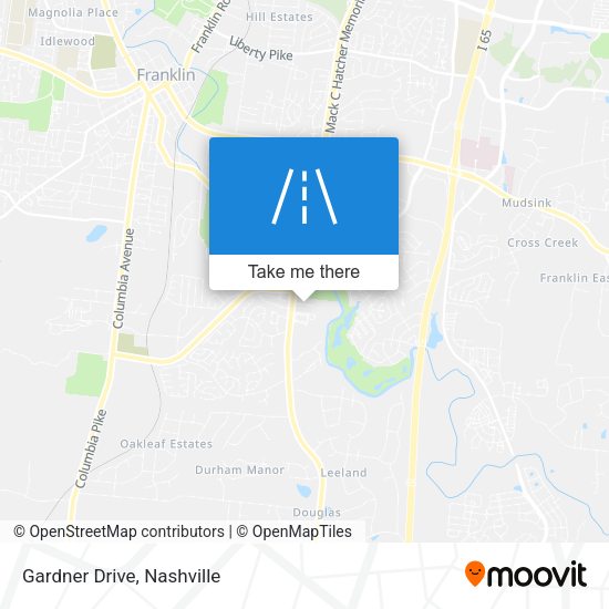 Mapa de Gardner Drive