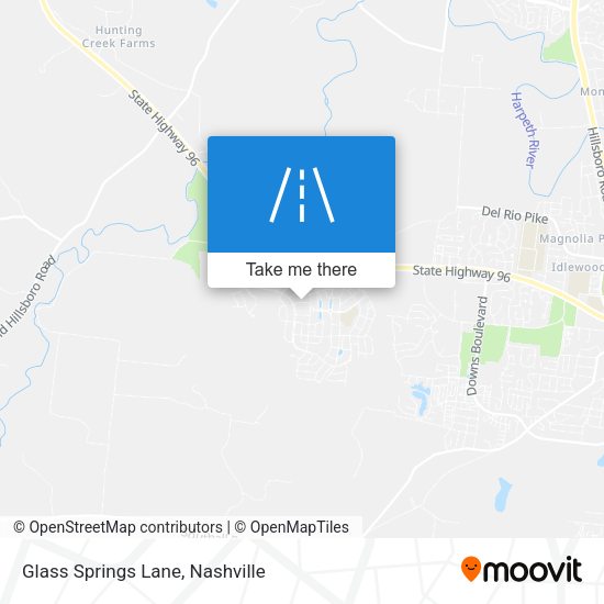 Mapa de Glass Springs Lane