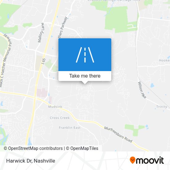 Mapa de Harwick Dr