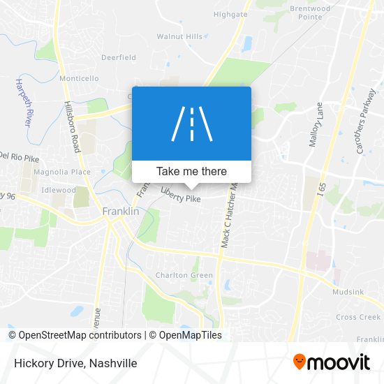 Mapa de Hickory Drive