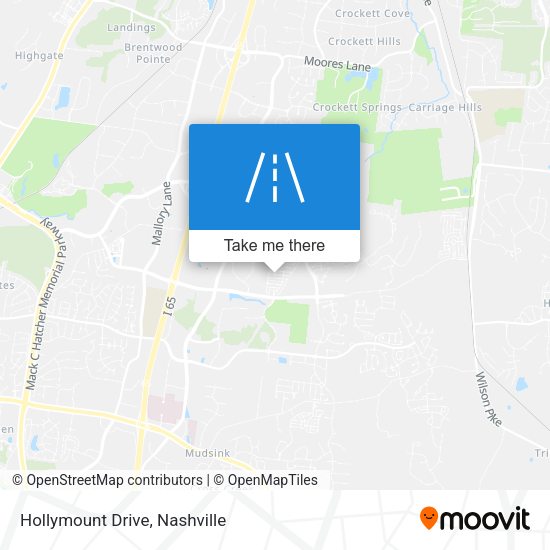 Hollymount Drive map