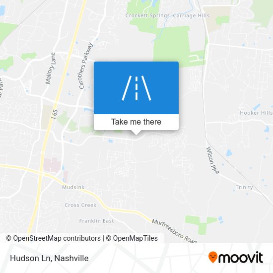 Mapa de Hudson Ln