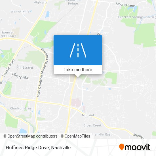 Huffines Ridge Drive map
