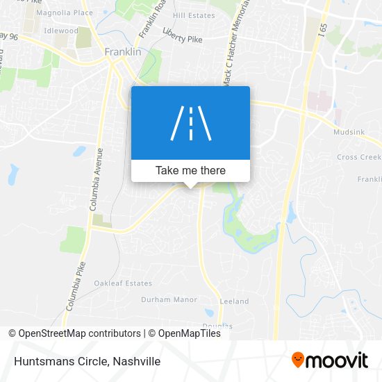 Mapa de Huntsmans Circle