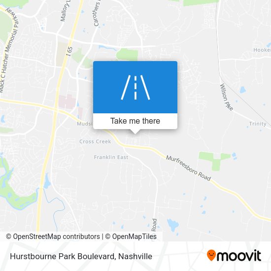 Hurstbourne Park Boulevard map