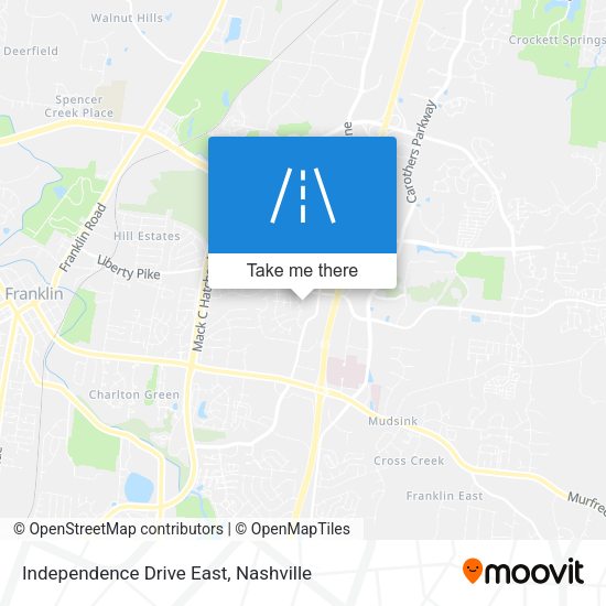 Independence Drive East map