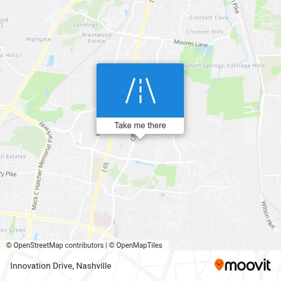 Innovation Drive map