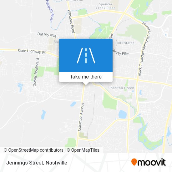Mapa de Jennings Street