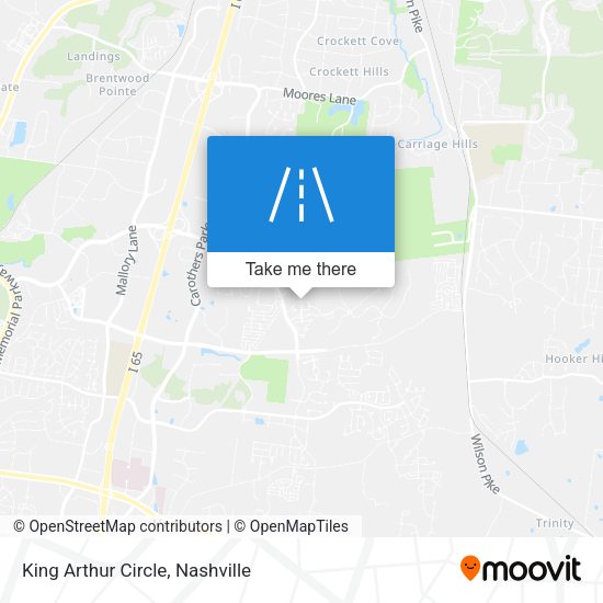King Arthur Circle map