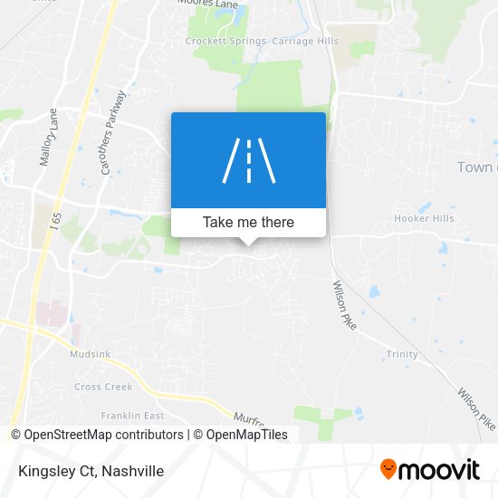 Mapa de Kingsley Ct