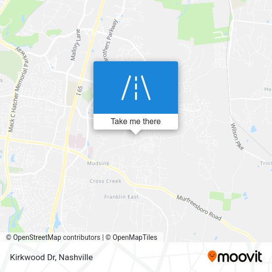 Mapa de Kirkwood Dr