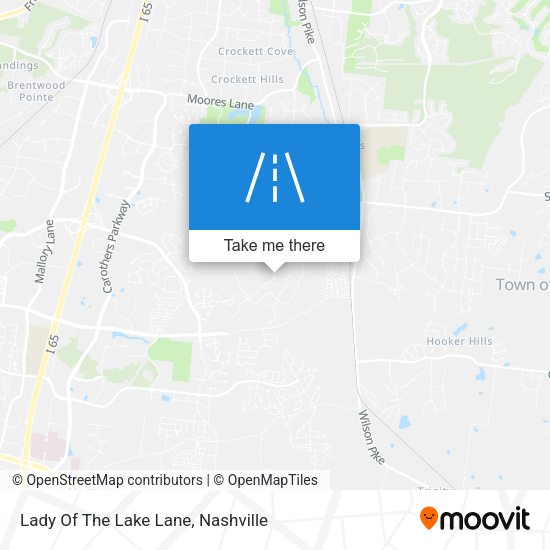 Mapa de Lady Of The Lake Lane