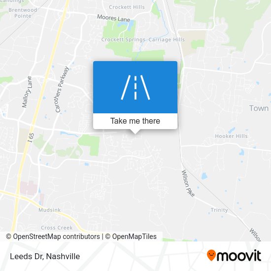 Mapa de Leeds Dr