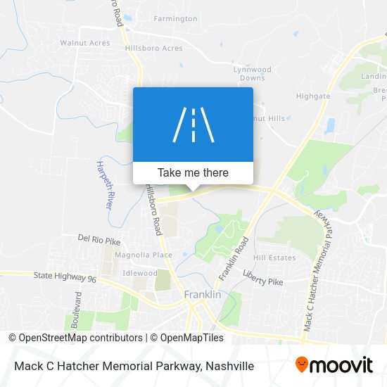 Mack C Hatcher Memorial Parkway map