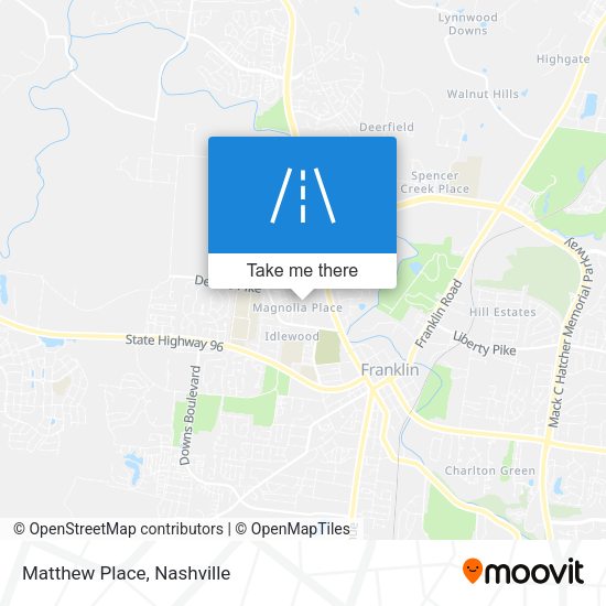 Mapa de Matthew Place