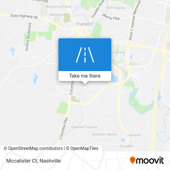 Mapa de Mccalister Ct