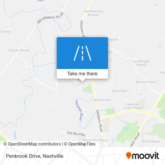 Mapa de Penbrook Drive