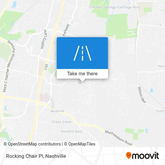 Rocking Chair Pl map