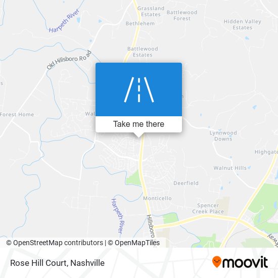 Rose Hill Court map