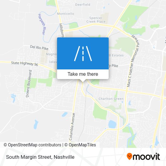 South Margin Street map