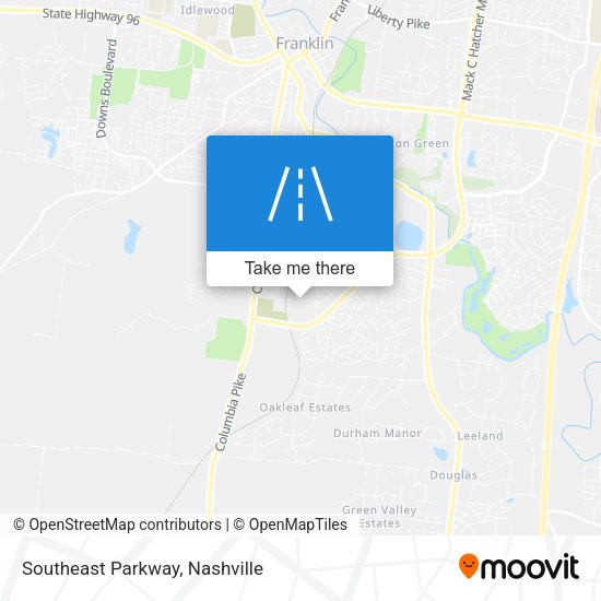 Southeast Parkway map