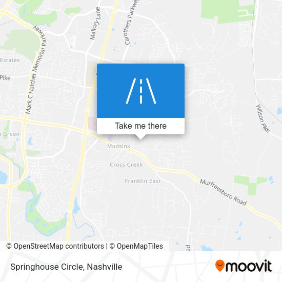 Mapa de Springhouse Circle