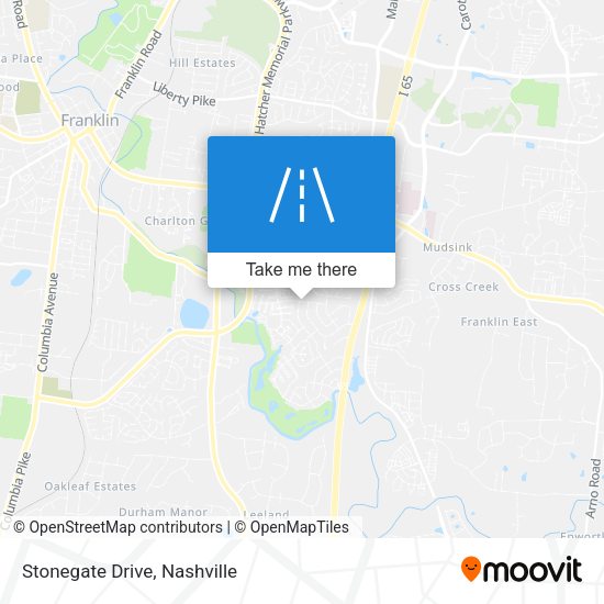 Mapa de Stonegate Drive