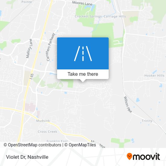 Mapa de Violet Dr