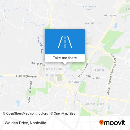 Mapa de Walden Drive