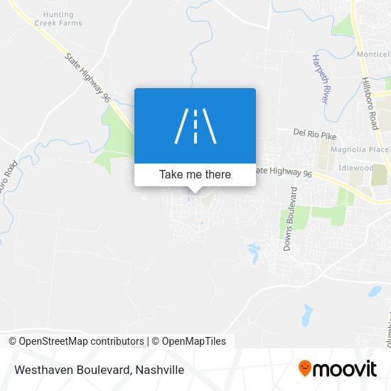 Mapa de Westhaven Boulevard