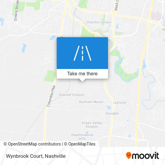 Mapa de Wynbrook Court