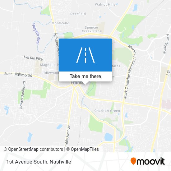 1st Avenue South map