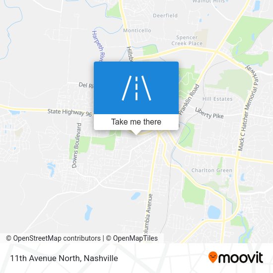 11th Avenue North map